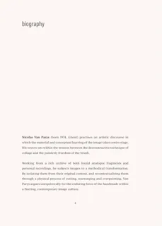 Nicolas Van Parys — publication accompanying Kashi Rupé — unfolded