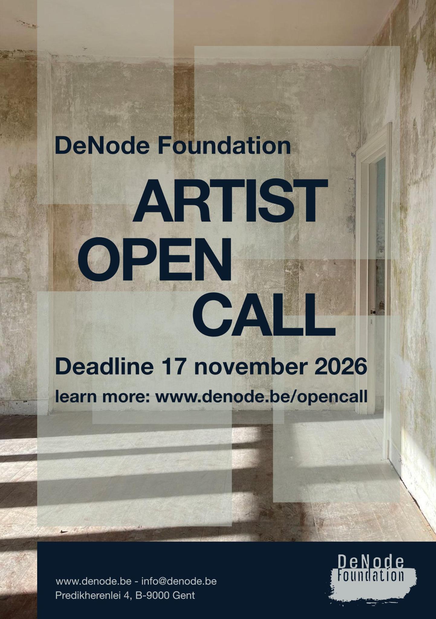 Poster Artist Open Call — Photo: DeNode