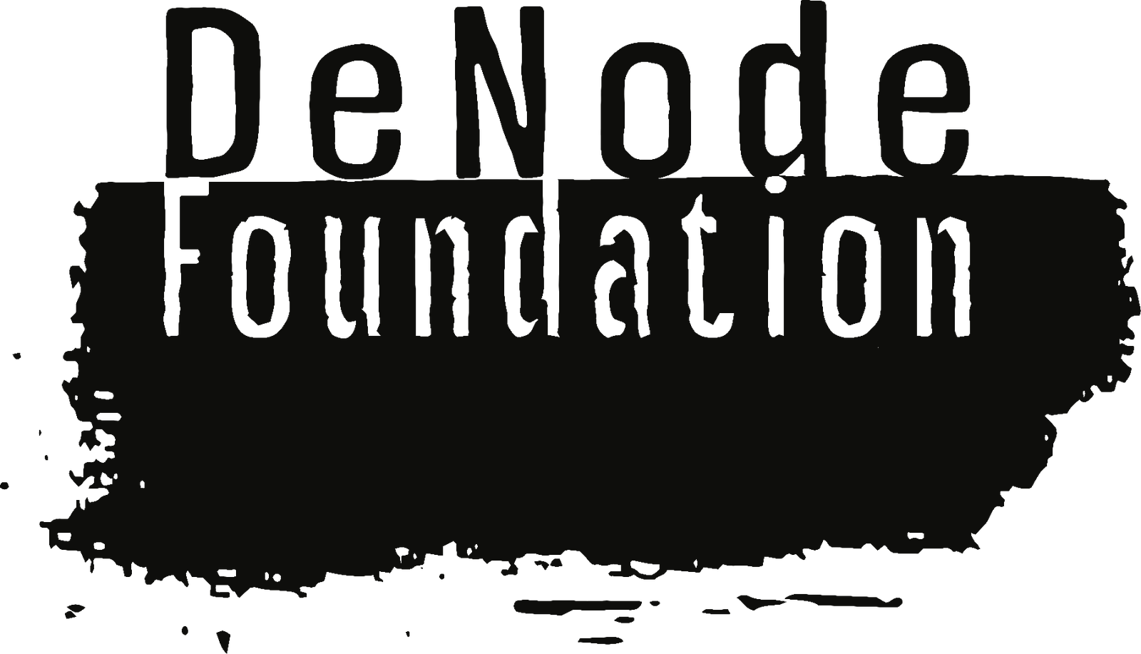 DeNode Foundation — logo (black, transparent)