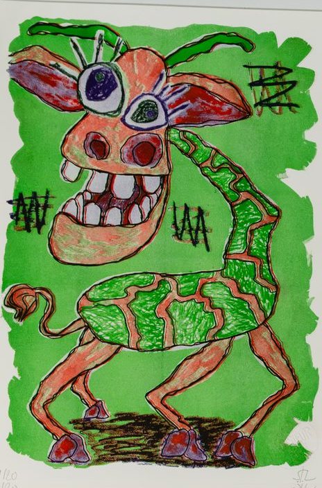 Risograph Monsieur Térez × Topo Copy (green)